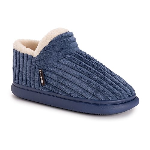 Muk Luks Aveline Slipper Womens Memory Foam Slip-on Slippers In Blue