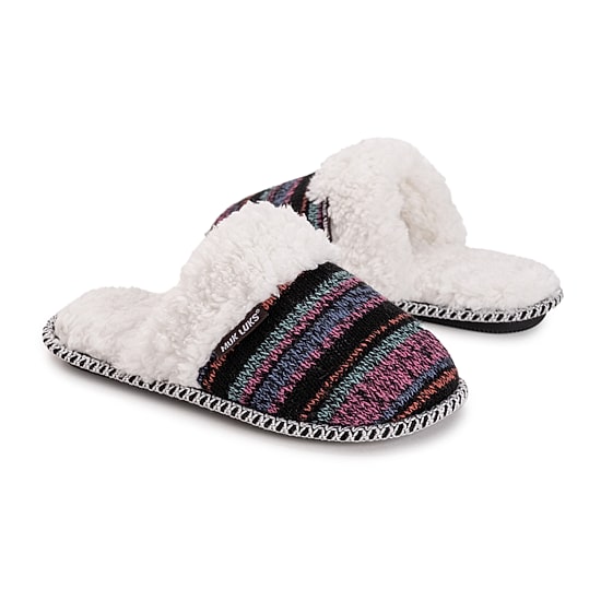 Muk Luks Frida Slipper Womens Memory Foam Slip-On Slippers