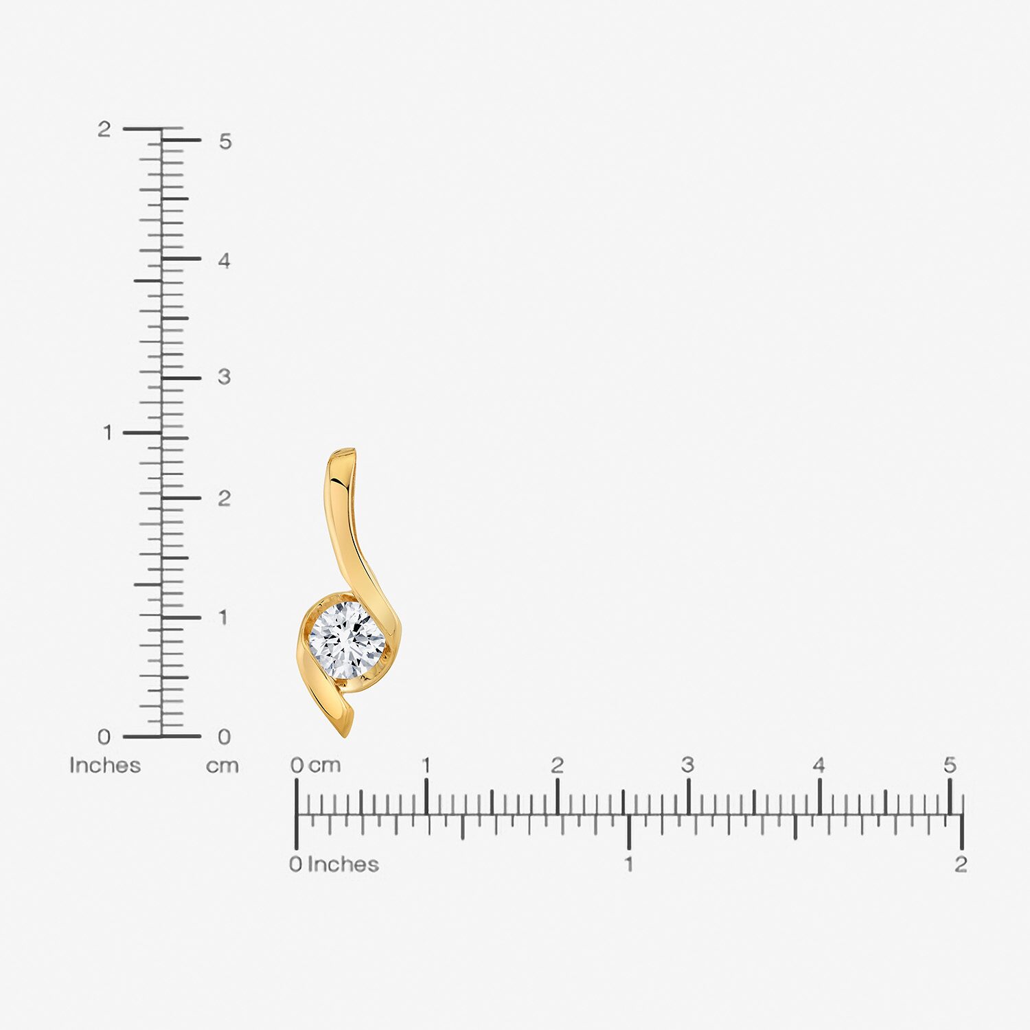 (I-J/Vs1-Vs2) Womens 1 CT. T.W. Lab Grown White Diamond 14K Gold 18 Inch Pendant Necklace