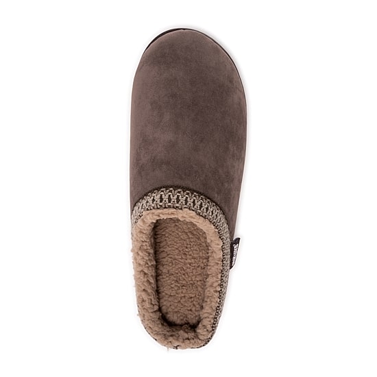 Muk Luks Gabriel Leo Clog Mens Memory Foam Slip Resistant Slip-On Slippers