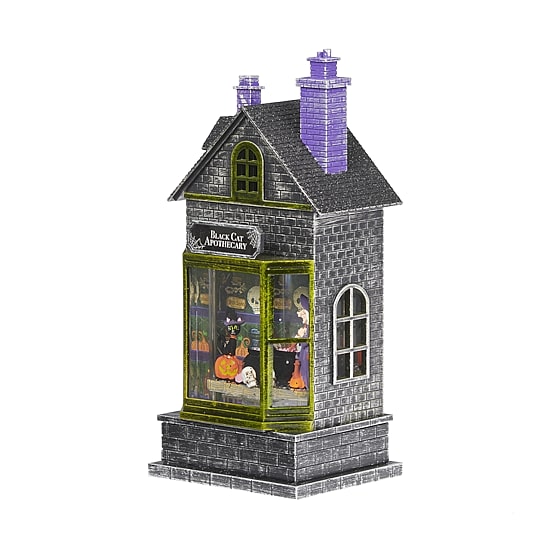 Roman 11"H Lighted Swirl Potion Shop Halloween Tabletop Decor