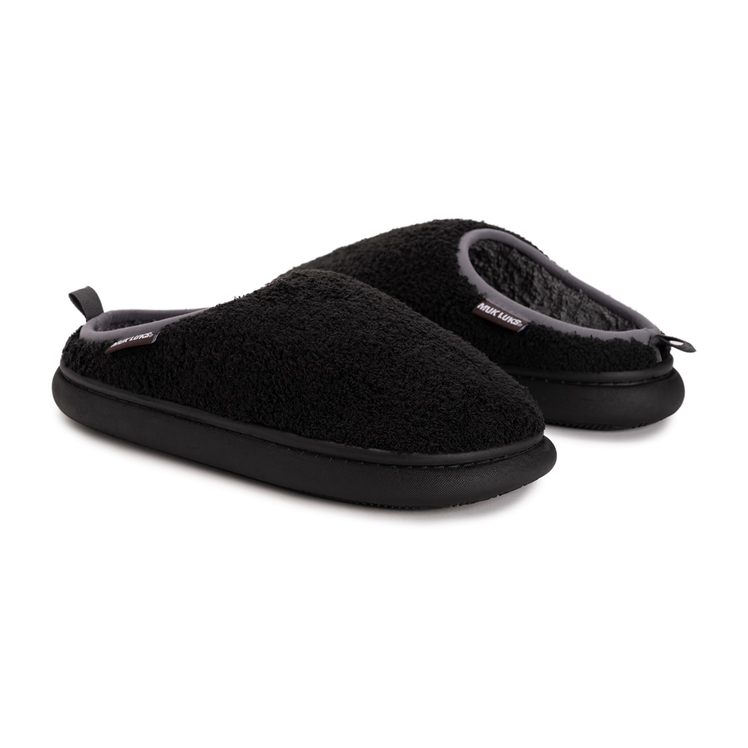 Muk Luks Lewis Clog Mens Memory Foam Slip Resistant Slip-On Slippers
