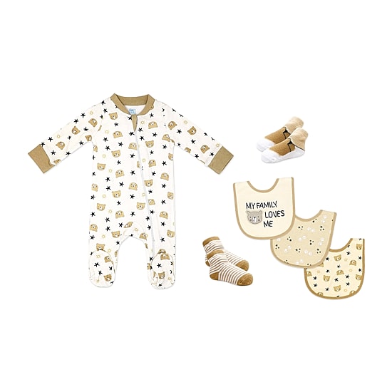 3 Stories Trading Company Baby Unisex Knit 6-pc. Baby Clothing Set