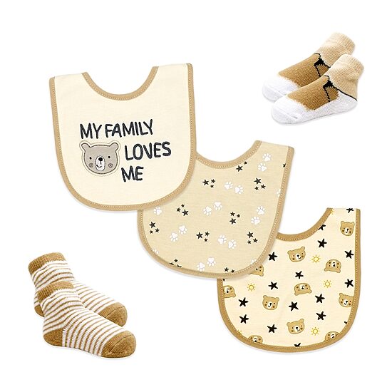 3 Stories Trading Company Baby Unisex Knit 6-pc. Baby Clothing Set
