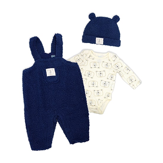 3 Stories Trading Company Baby Boys 3-pc. Jumpsuit Set