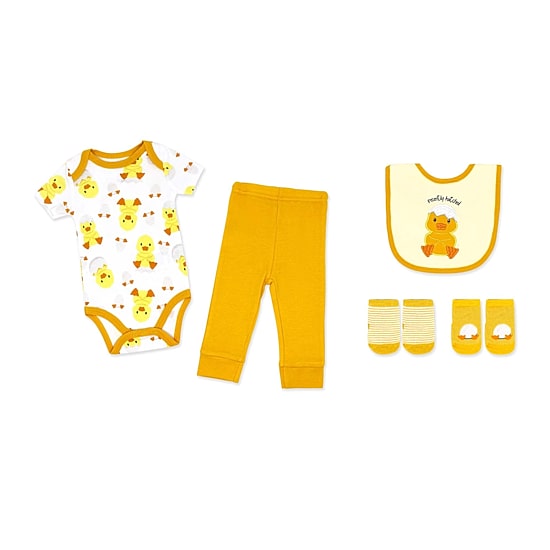 3 Stories Trading Company Baby Unisex Knit 5-pc. Baby Clothing Set