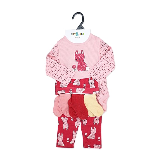 3 Stories Trading Company Baby Girls Knit 10-pc. Baby Clothing Set