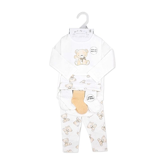 3 Stories Trading Company Baby Unisex Knit 10-pc. Baby Clothing Set