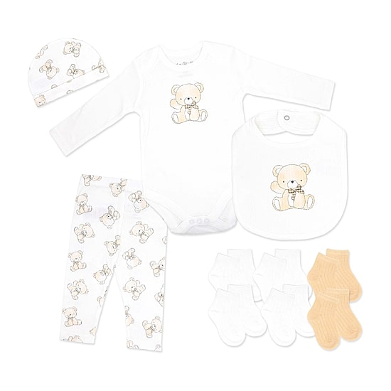 3 Stories Trading Company Baby Unisex Knit 10-pc. Baby Clothing Set