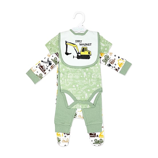 3 Stories Trading Company Baby Boys Knit 4-pc. Baby Clothing Set