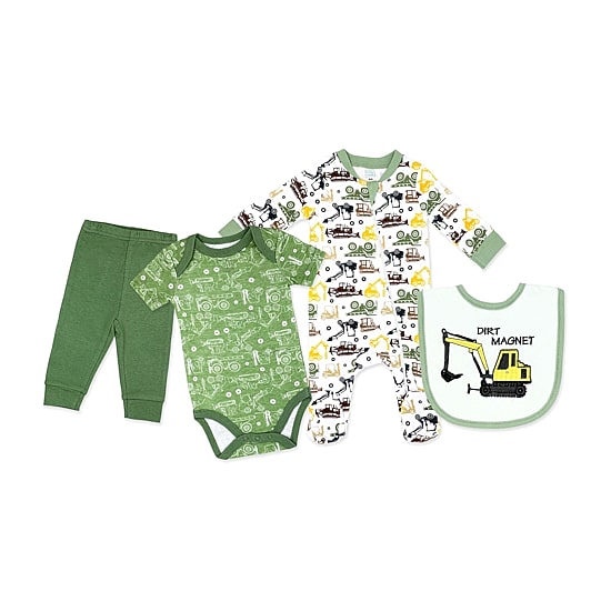 3 Stories Trading Company Baby Boys Knit 4-pc. Baby Clothing Set