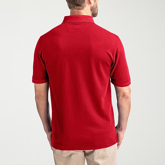 CUTTER & BUCK Mens Regular Fit Short Sleeve Polo Shirt