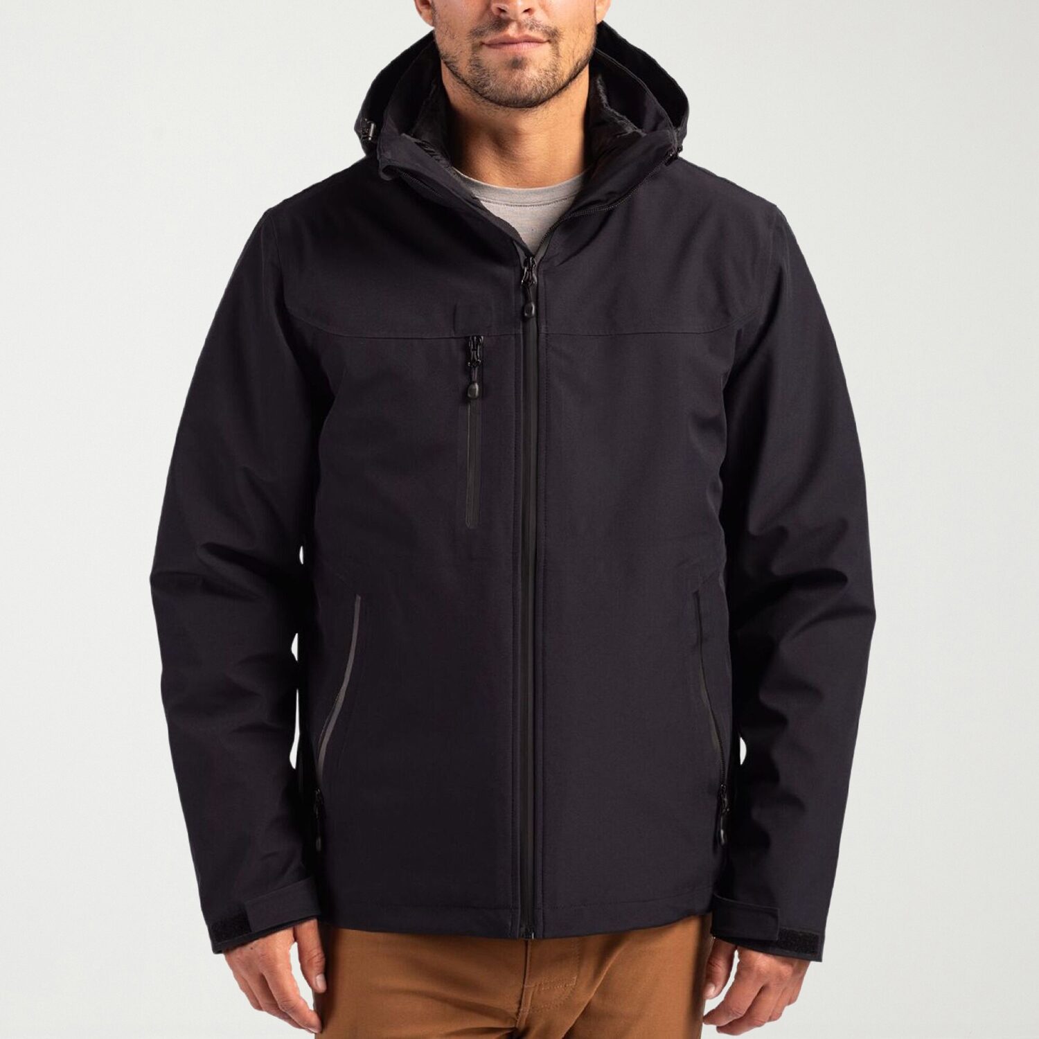 CLIQUE Mens Water Resistant Heavyweight System Jacket