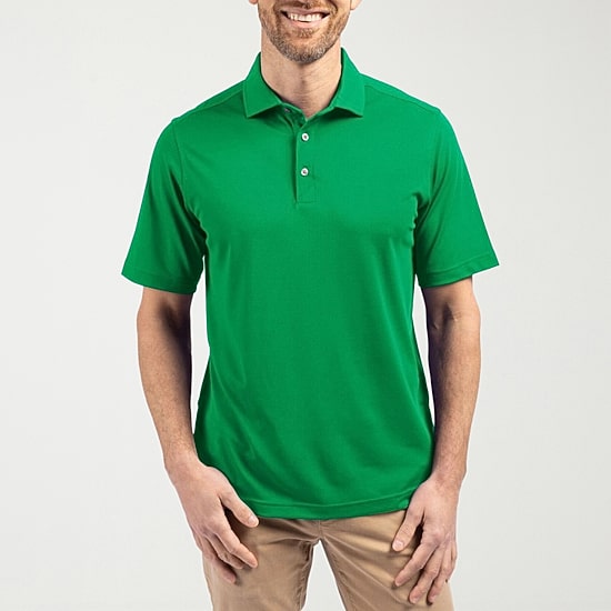 CUTTER & BUCK Mens Regular Fit Short Sleeve Polo Shirt