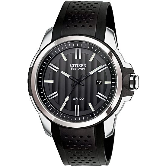Citizen Mens Black Strap Watch Aw1150-07e