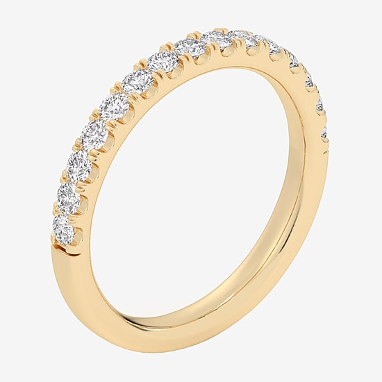 Signature By Modern Bride 2MM  (SI1-SI2 / H-I) 1/2 CT.T.W. Lab-Grown Diamond Wedding Band in 10K or 14K Gold