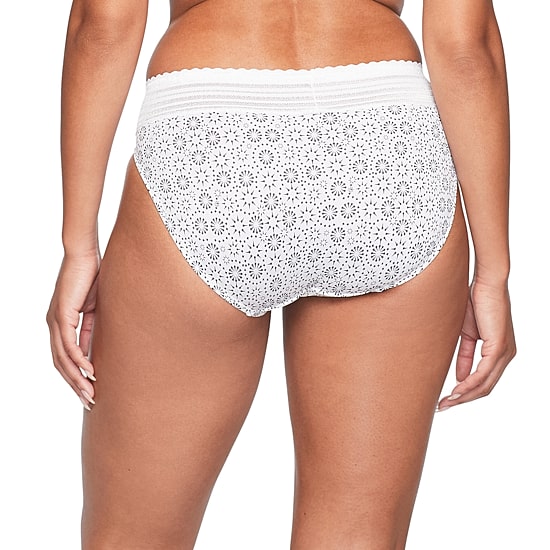 Warners® No Pinching No Problems® DigFree Comfort Waist with Lace Microfiber Hi-Cut 5109J