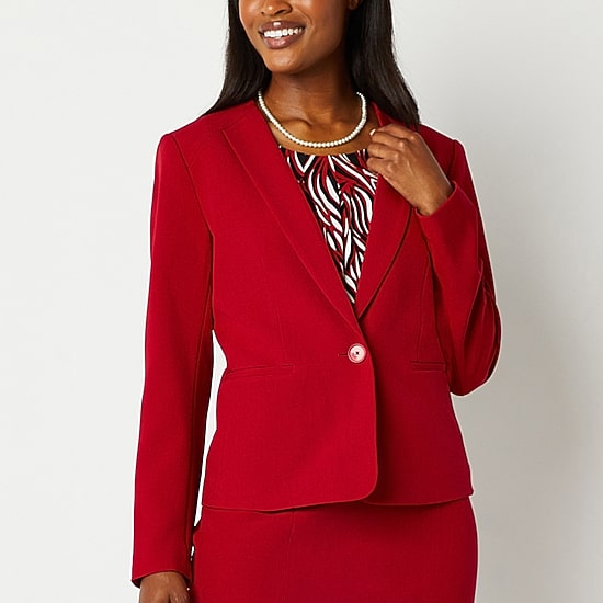 Black Label by Evan-Picone Womens Classic Fit Suit Jacket, Color