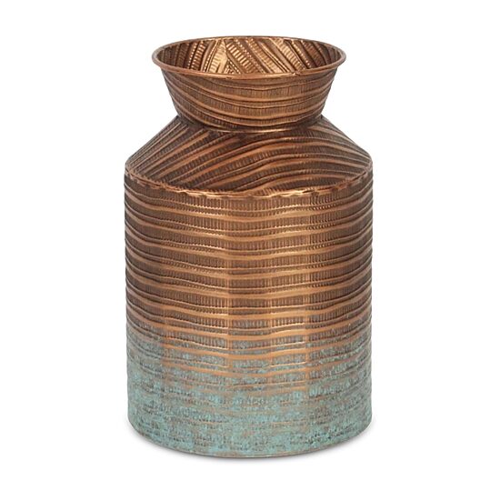 Cheungs Kyani Copper And Teal Milk Jug Decorative Jar