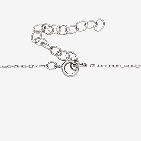 Womens White Cultured Freshwater Pearl Sterling Silver 16 Inch Pendant Necklace