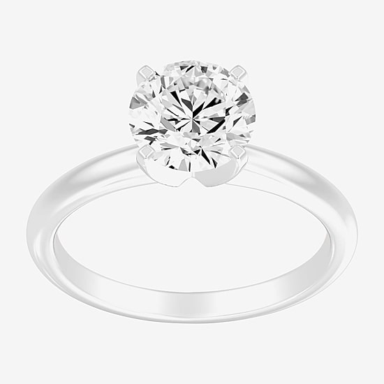 2 CT. Round Lab-Grown (G / SI2) Diamond  Solitaire Engagement Ring in 14K Gold