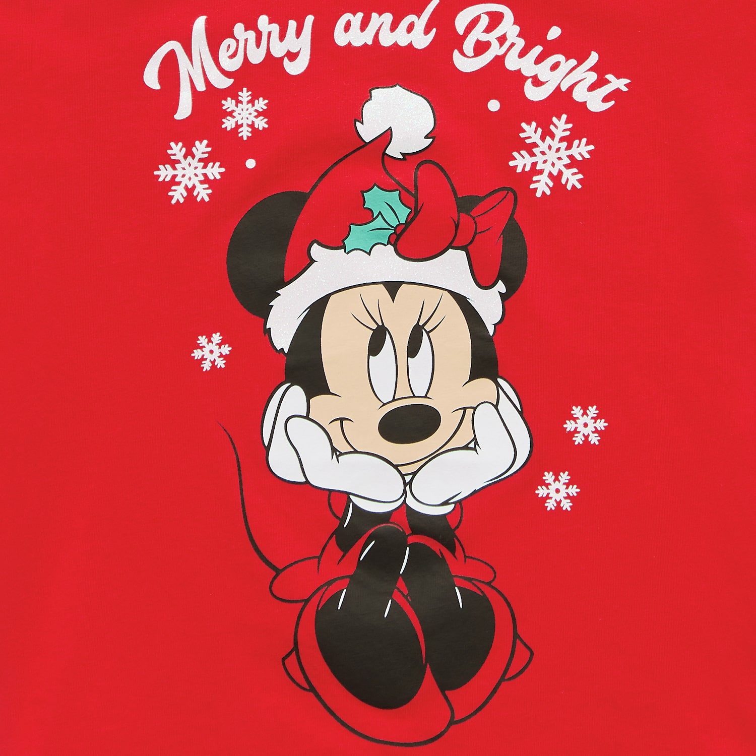 Little & Big Kid Girls Crew Neck Short Sleeve Regular Fit Minnie Mouse Graphic T-Shirt