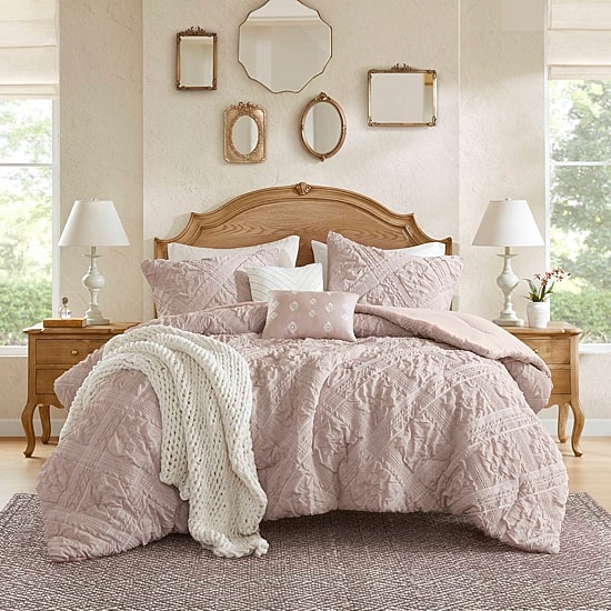 Madison Park Vera Sculpted Jacquard 5-pc. Comforter Set