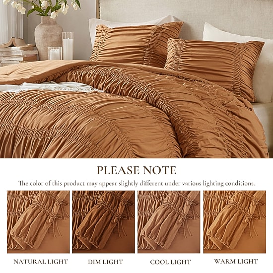 510 Design Evelina Ruched Soft Comforter Set