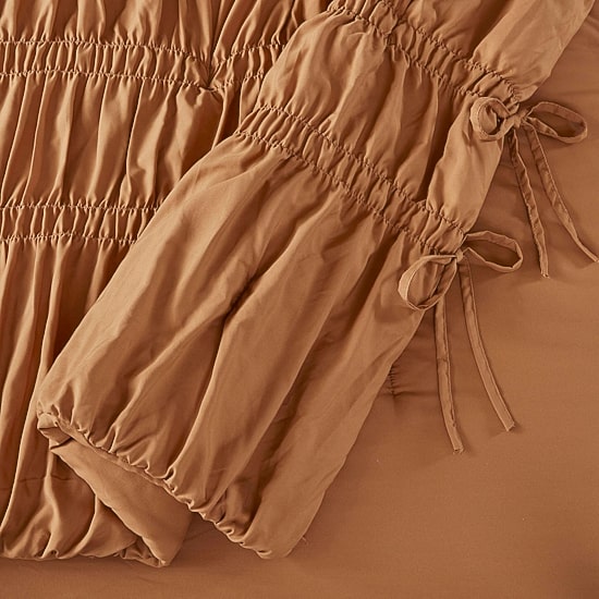 510 Design Evelina Ruched Soft Comforter Set