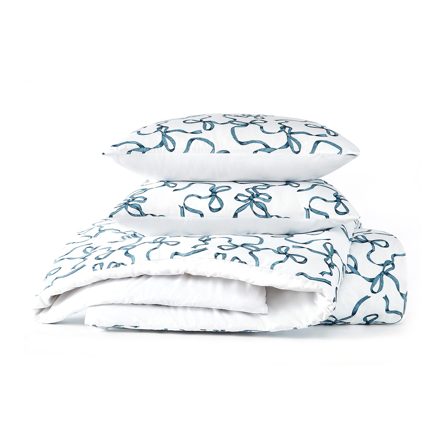Truly Soft Printed Bow Duvet Cover Set