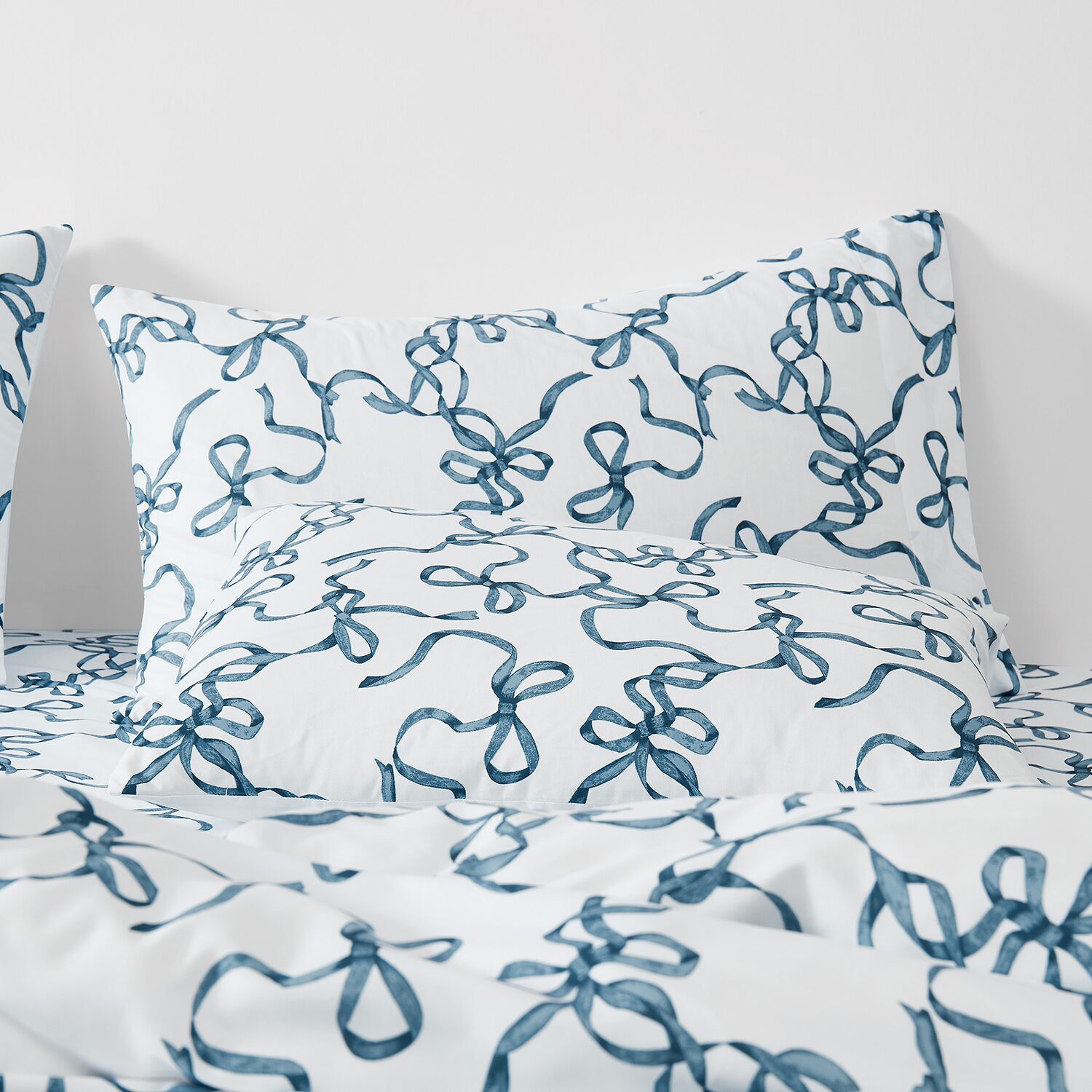 Truly Soft Printed Bow Duvet Cover Set