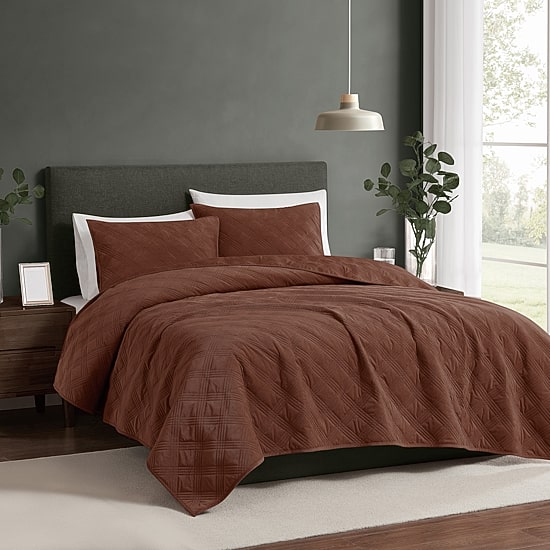 Brooklyn Loom Corduroy Pinsonic Quilt Set