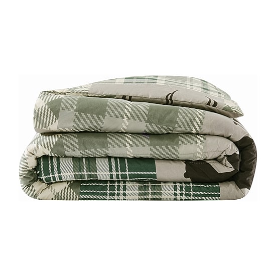 Mossy Oak Bear Patchwork Comforter