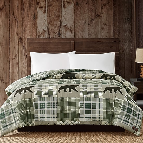 Mossy Oak Bear Patchwork Comforter