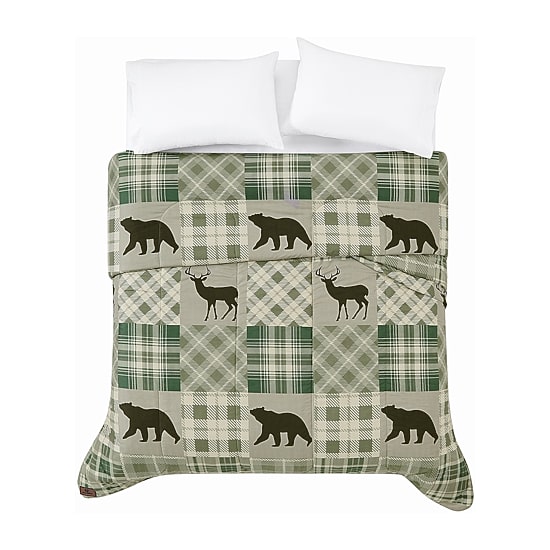 Mossy Oak Bear Patchwork Comforter