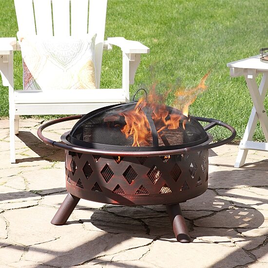 Sunnydaze Collection Portable Weather Resistant Fire Pit