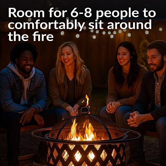 Sunnydaze Collection Portable Weather Resistant Fire Pit