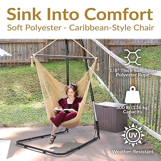 Sunnydaze Patio Collection Hammock Swing Chair