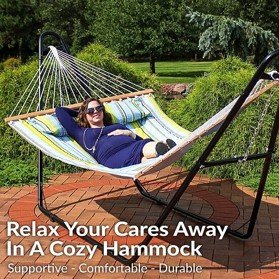 Sunnydaze Patio Collection Hammock