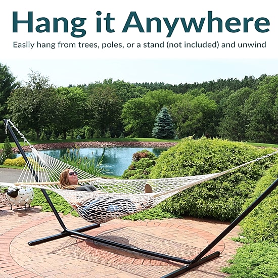 Sunnydaze Patio Collection Hammock
