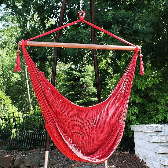 Sunnydaze® Hanging Caribbean Hammock Chair