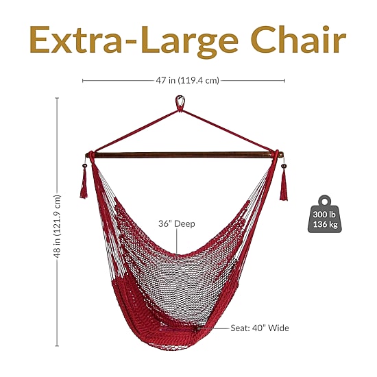 Sunnydaze® Hanging Caribbean Hammock Chair