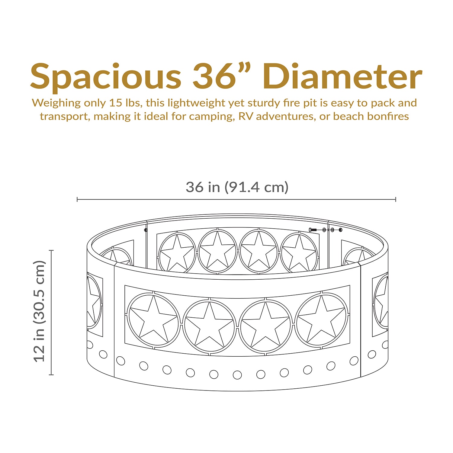 Weather Resistant Fire Pit