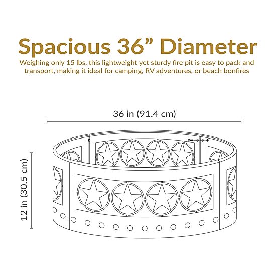 Weather Resistant Fire Pit