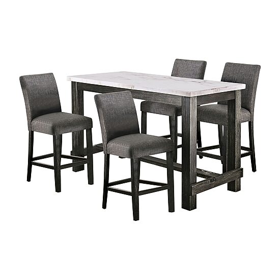 Furniture of America™ Vange 5-pc. Counter Height Rectangular Dining Set