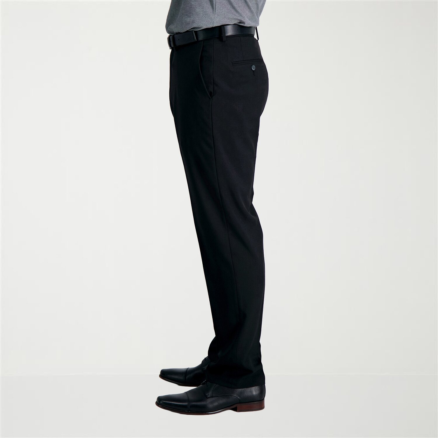Haggar Smart Wash With Repreve Mens Stretch Fabric Classic Fit Flat Front Suit Pant