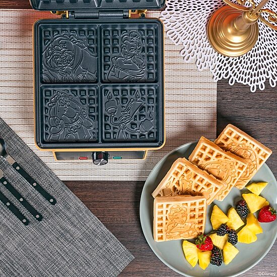 Disney Collection Beauty and the Beast Waffle Maker
