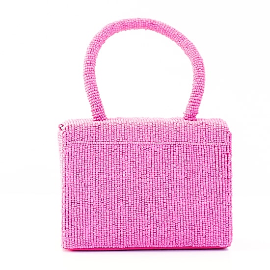 SOL and MER Bow Beaded Evening Bag
