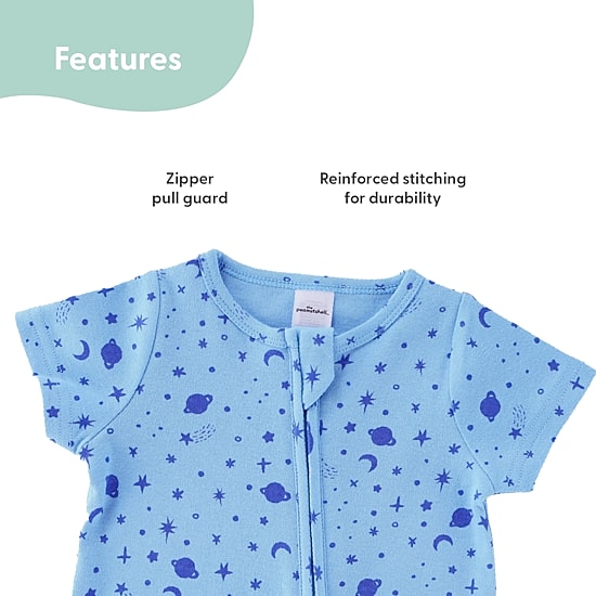The Peanutshell Baby Boys Short Sleeve 2-pc. Romper