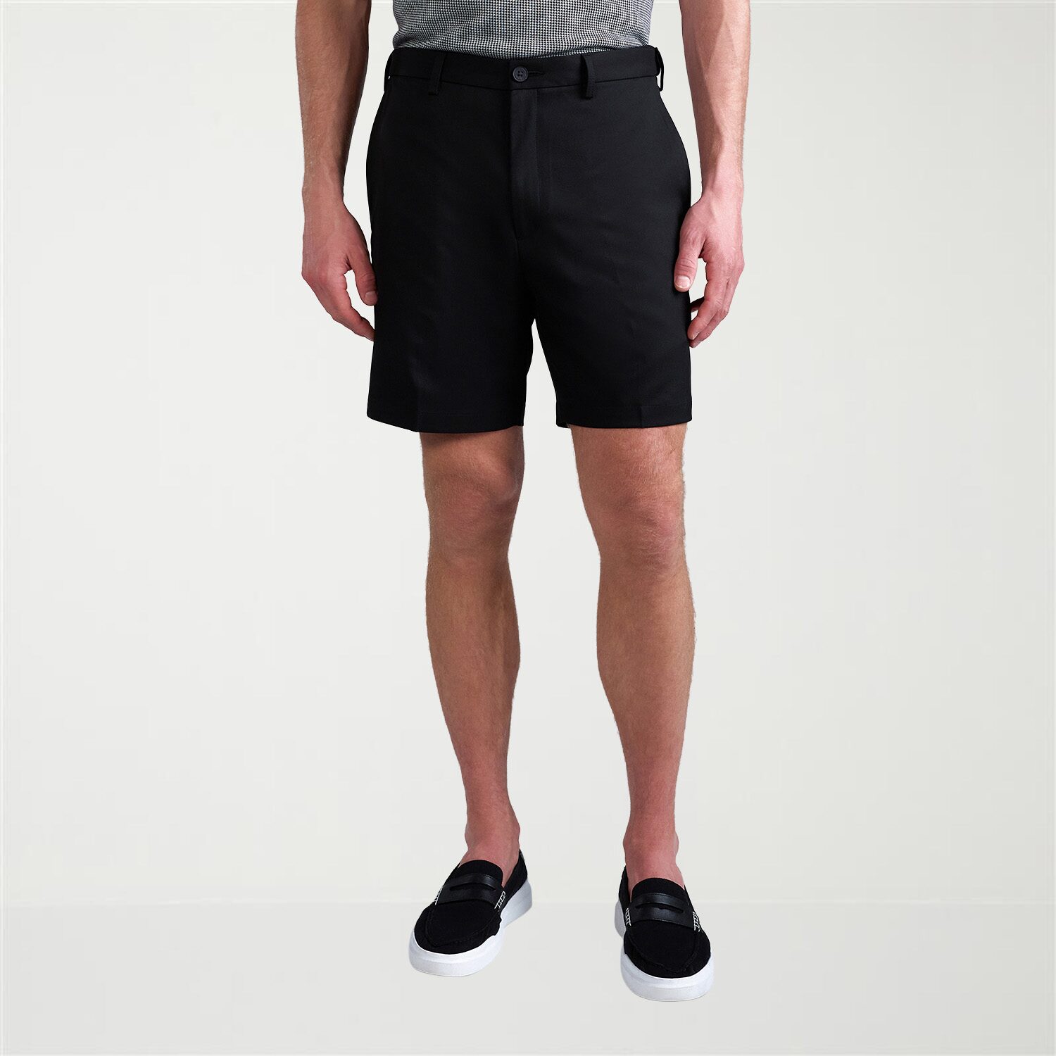 Haggar Cool 18 Pro Mens 7" Stretch Fabric Moisture Wicking Quick Dry Golf Short